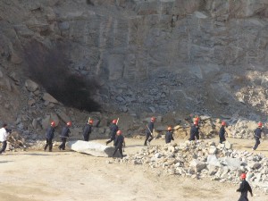 采石場搬遷進(jìn)行中